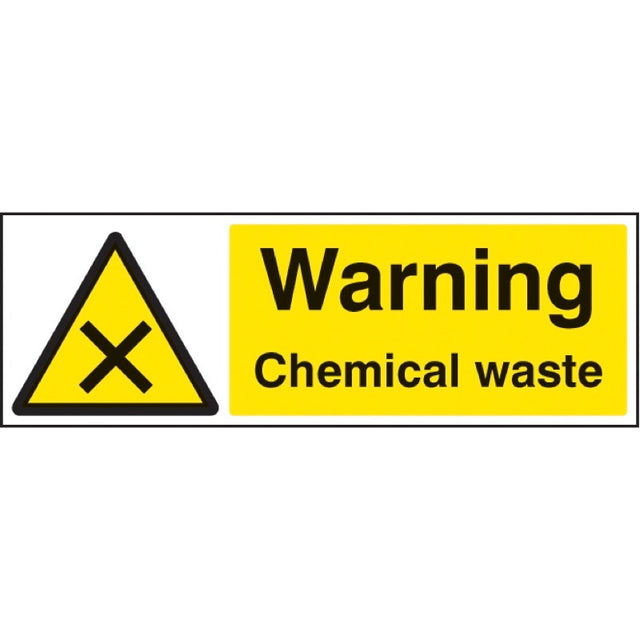 Warning chemical waste