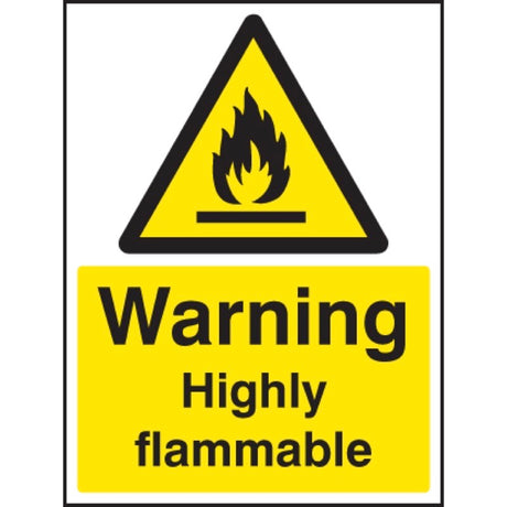 Warning highly flammable