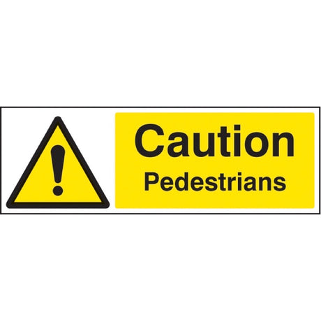 Caution pedestrians