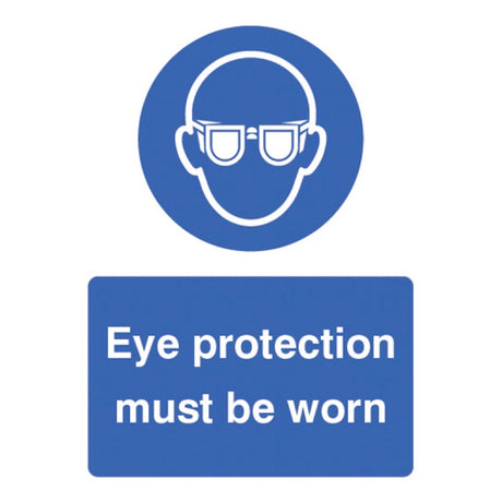 Eye protection must be worn