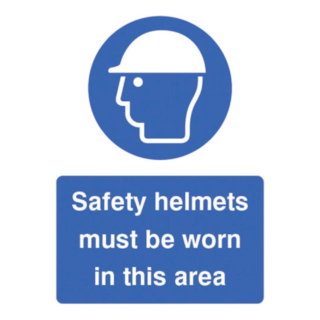 Safety helmets must be worn in this area