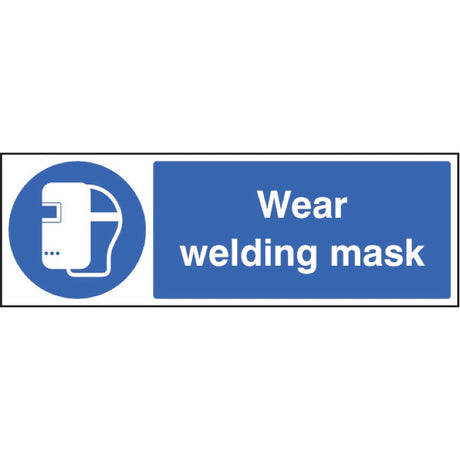 Wear welding mask