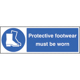 Protective footwear must be worn