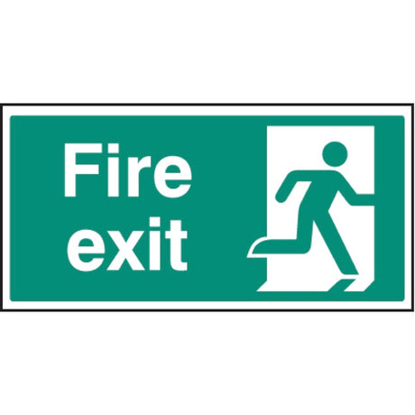 Final fire exit right symbol