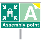 Assembly Point | Large Symbol with Number or Letter