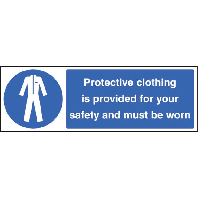 Protective clothing provided for your safety must be worn