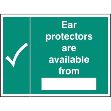 Ear protectors available from