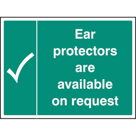 Ear protectors are available on request