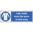 Lab coats must be worn in this area