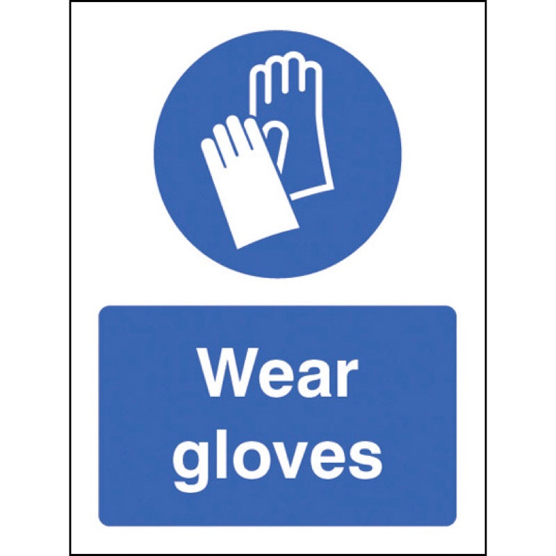 Wear gloves