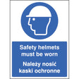 Safety helmets must be worn (English and Polish language)