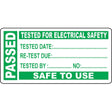 250 PAT Test Write On Labels - Passed 50x25mm