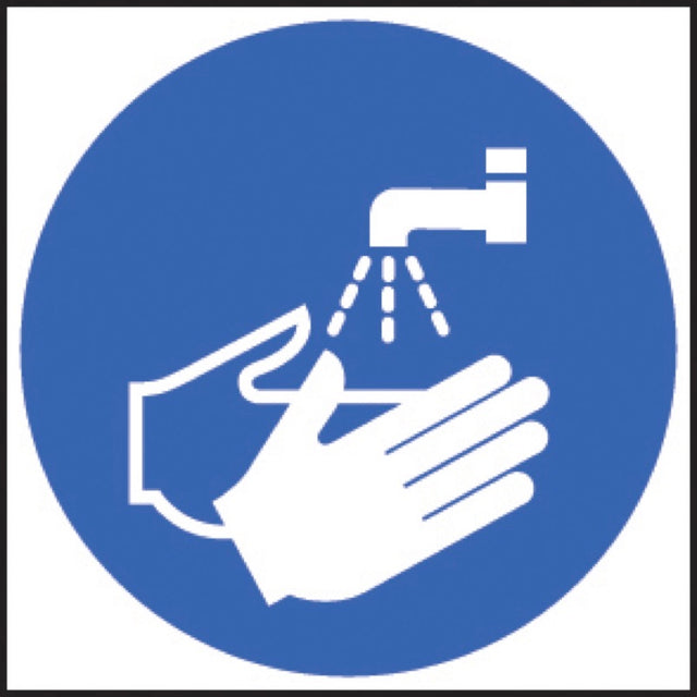 Wash hands symbol