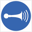 Sound horn symbol