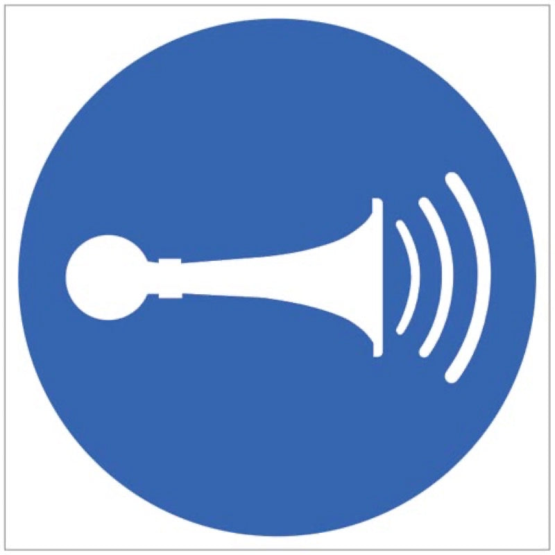 Sound horn symbol