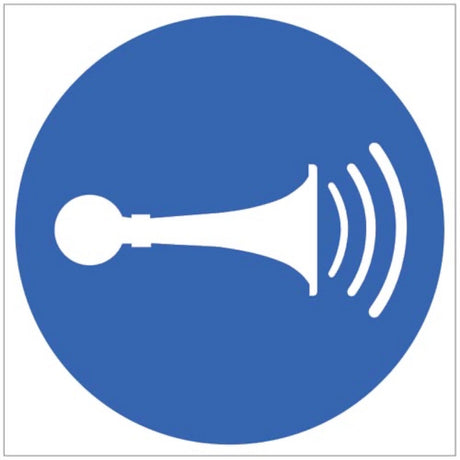 Sound horn symbol