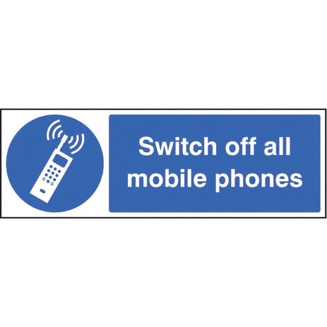 Switch off all mobile phones