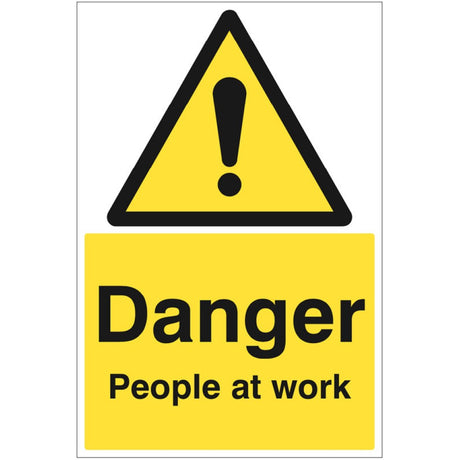 Danger people at work - A4 rp