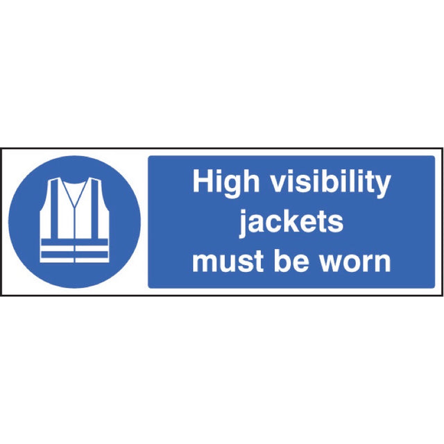 High visibility jackets must be worn