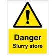 Danger Slurry store