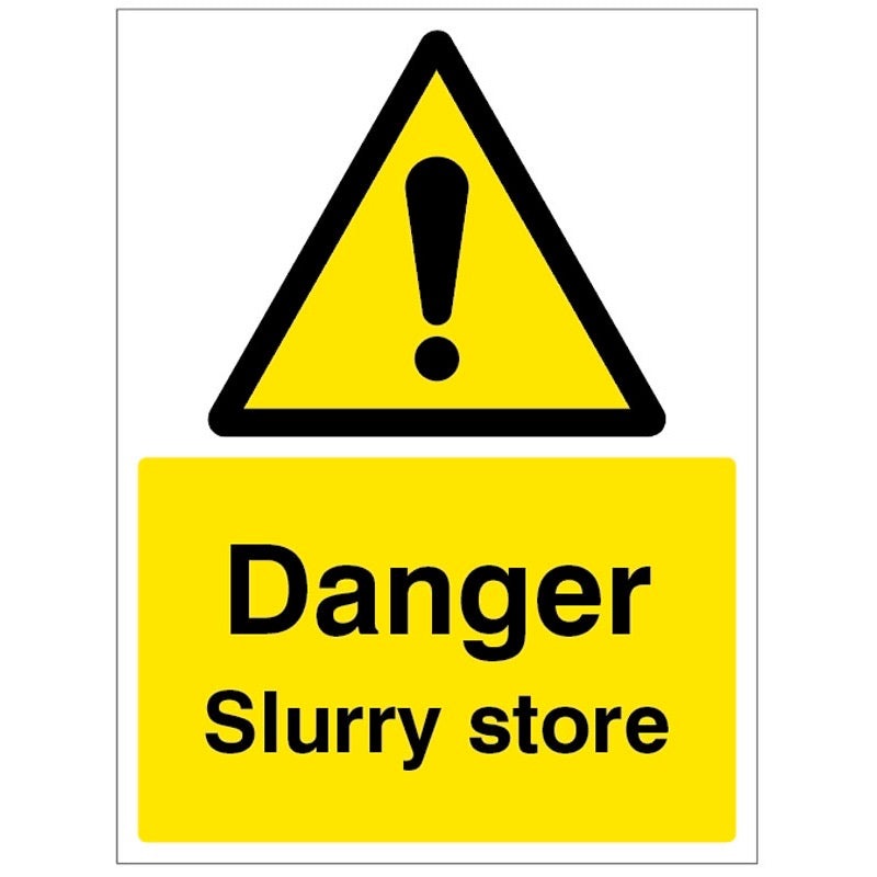 Danger Slurry store