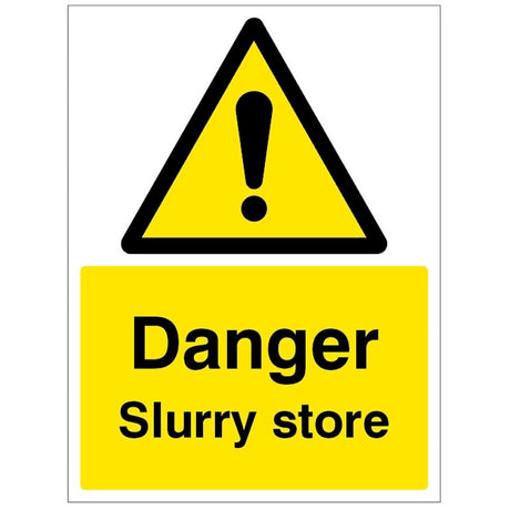 Danger Slurry store