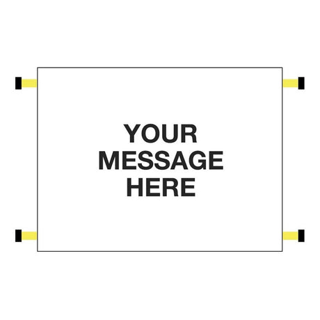 Door Screen Sign- Your message here 600x450mm