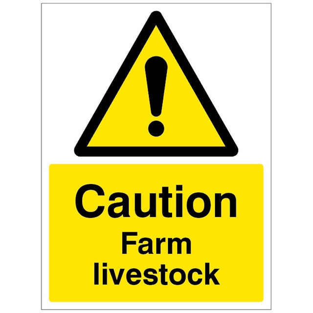 Caution Farm livestock