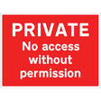 Private No access without permission