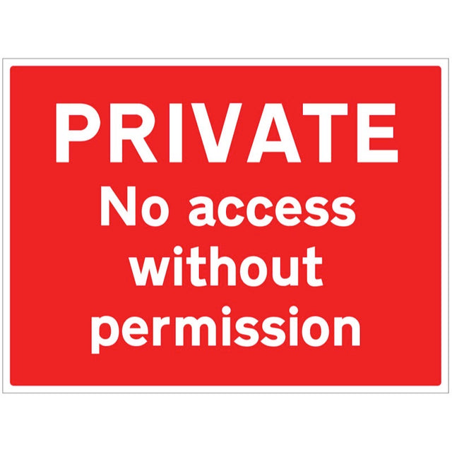 Private No access without permission