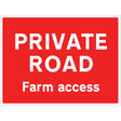 Private road Farm access