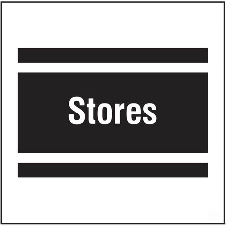 Stores, site saver sign 400x400mm