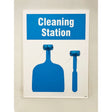 Cleaning Station Shadow Board - 2 piece 440x600mm 10mm foam pvc