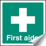 First aider sticker 25x25mm