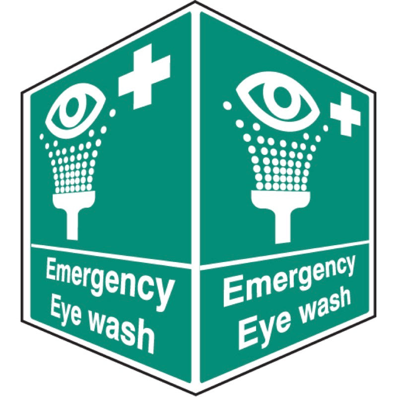 Emergency eye wash - projecting sign