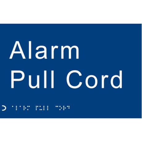 Braille - Alarm pull cord