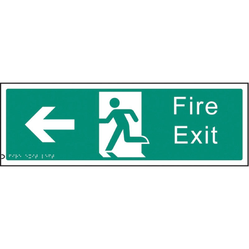 Braille - Fire exit left