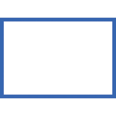 Blank Adapt-a-sign - Blue Border 215x310mm