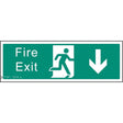 Braille - Fire exit down