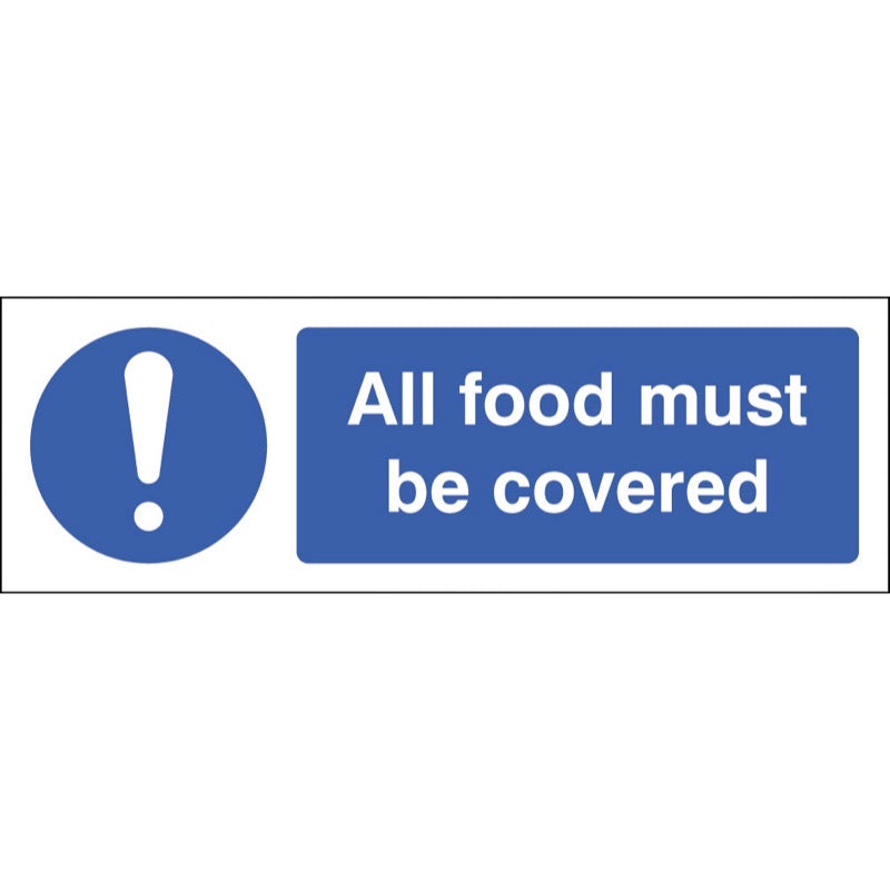 All food must be  covered