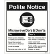 Microwave - Do's & Dont's