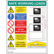 SWL cantilever racking sign 5mm foamex 450x600mm