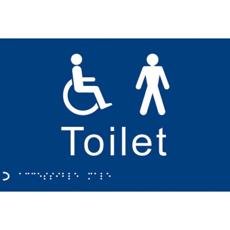 Braille - Toilet gents/disabled