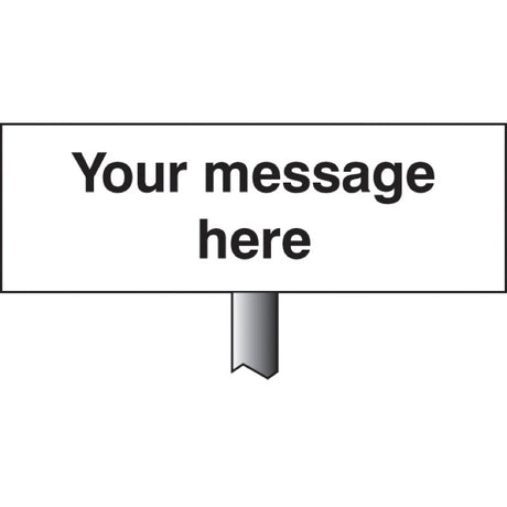 Verge sign - Your message here