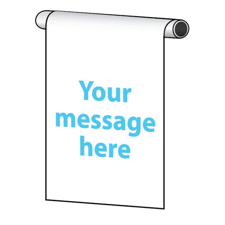 Design your own roll top sign 400x600mm