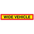 Wide vehicle panel 1265x225mm reflective aluminium