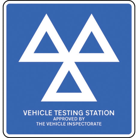 Vehicle testing station approved by the vehicle inspectorate