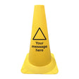 Your message hazard cone round 500mm