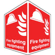 Fire fighting equipment - projecting sign