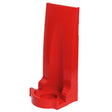 Modular Extinguisher Stand (Red Polypropylene) - 295x270x665mm (WxDxH)